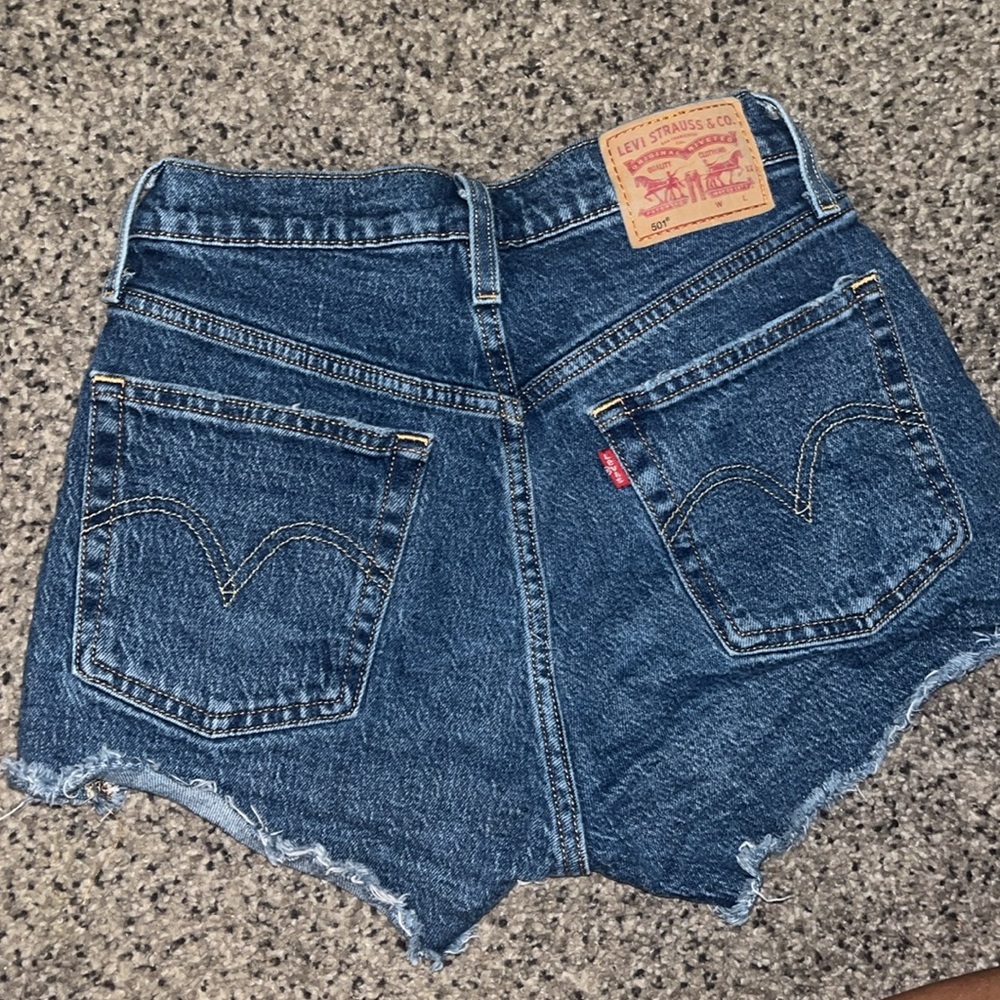 501 Levi Denim shorts